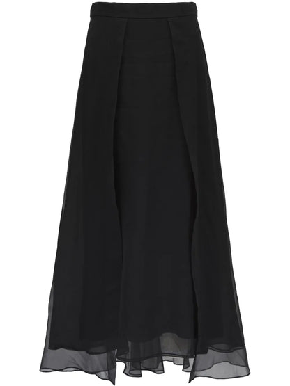 Silk Maxi Skirt