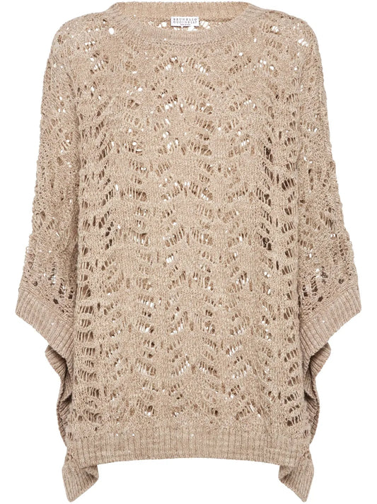 Foliage Lace Poncho