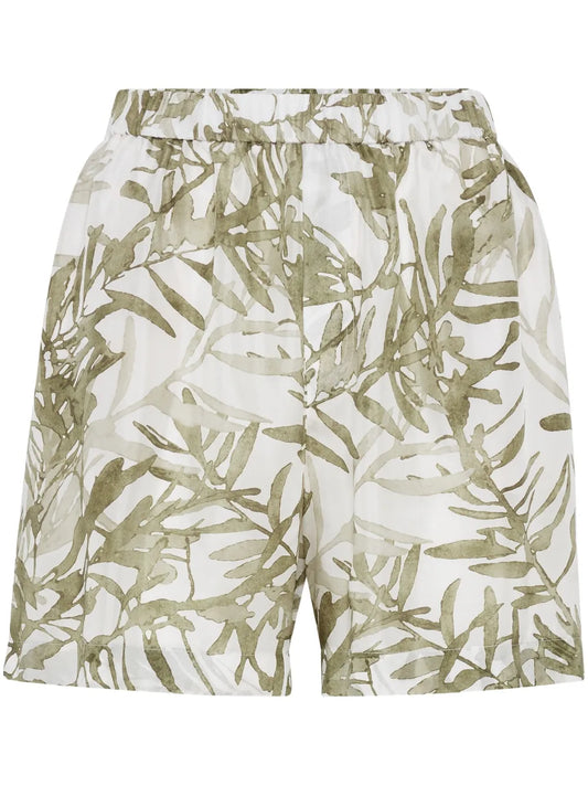 Herbarium-Print Shorts