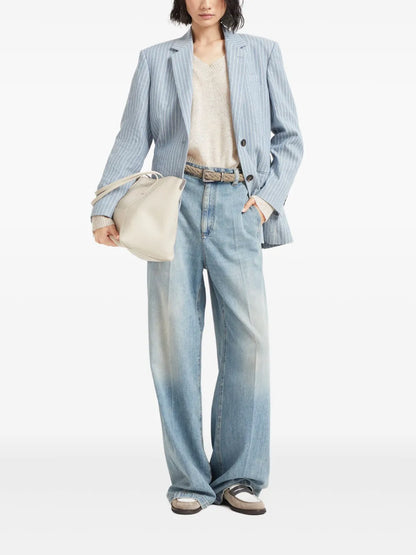 High-Rise Wide-Leg Jeans
