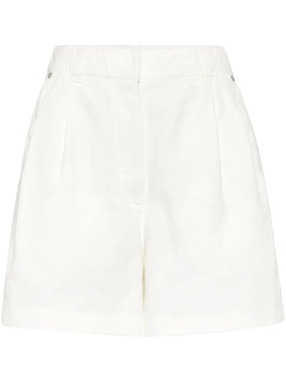 Cotton-Linen Shorts