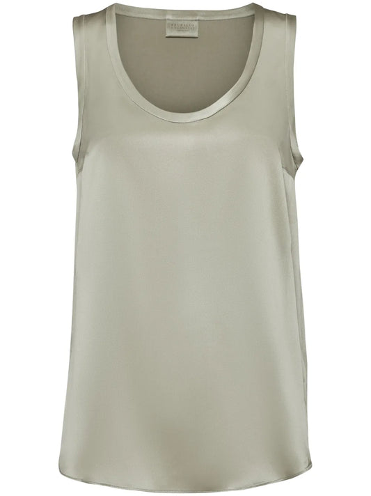 Satin Reversible Tank Top