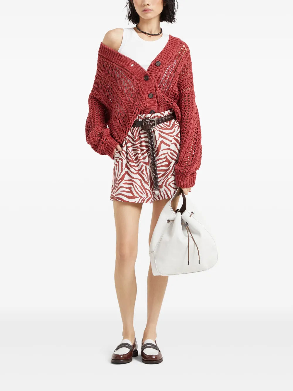 Printed Poplin Shorts