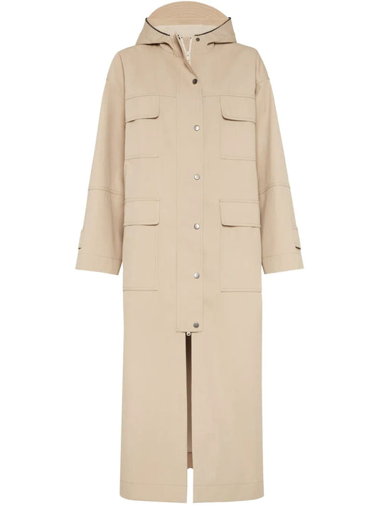 Cotton-Blend Raincoat