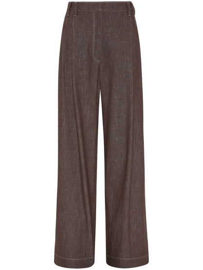Straight-Leg Trousers