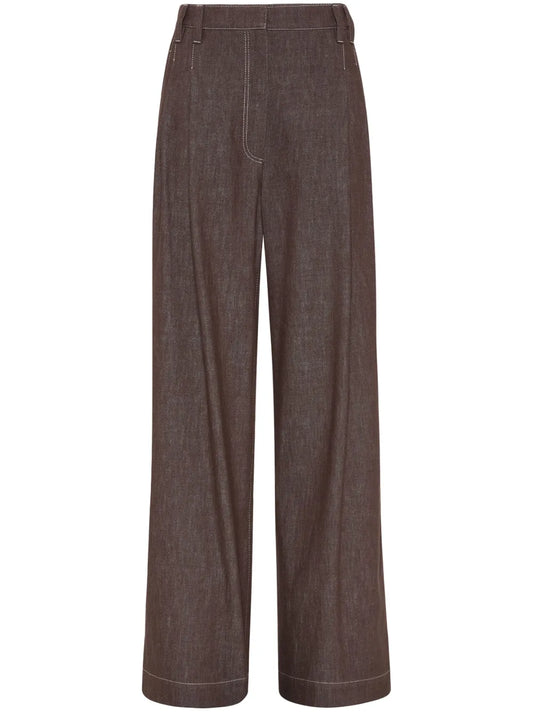 Straight-Leg Trousers