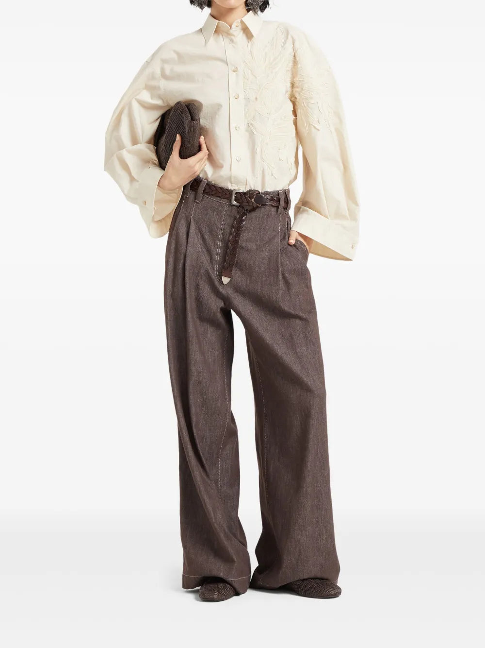 Straight-Leg Trousers
