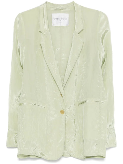 Crinkled Blazer