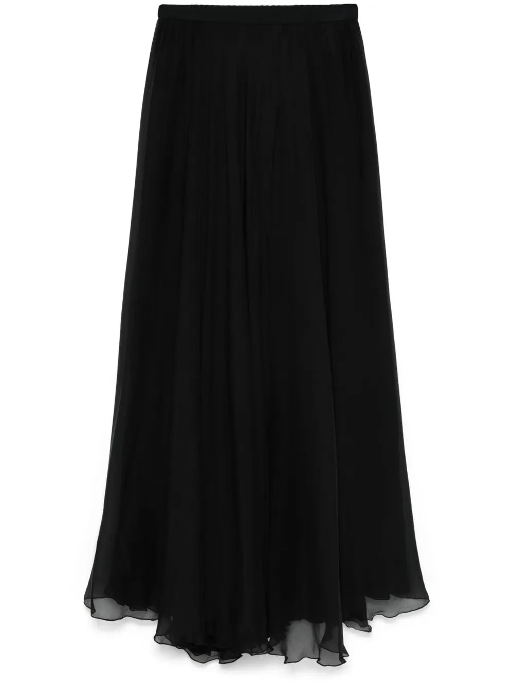 Silk Georgette Maxi Skirt