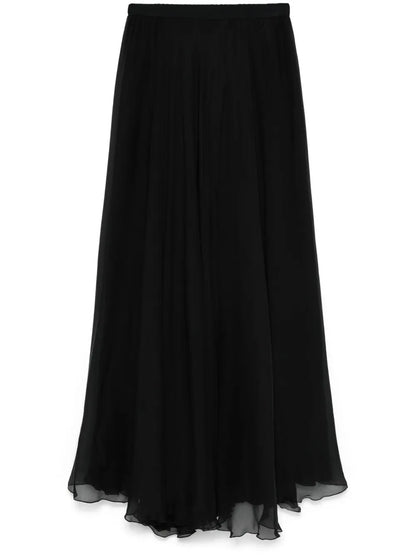 Silk Georgette Maxi Skirt