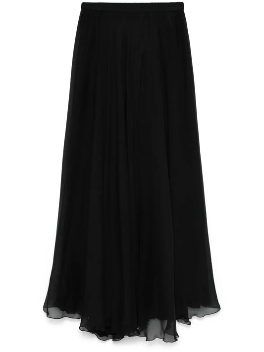 Silk Georgette Maxi Skirt