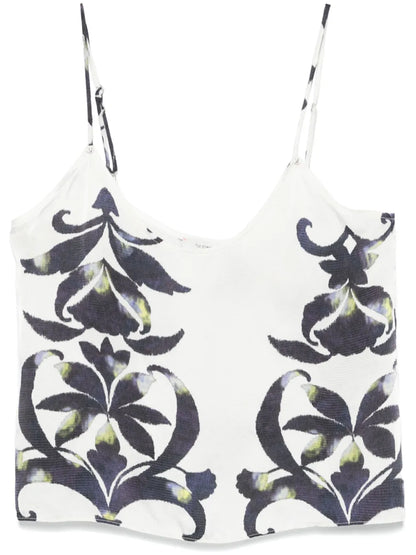 Floral-Print Top