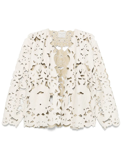 Guipure-Lace Jacket