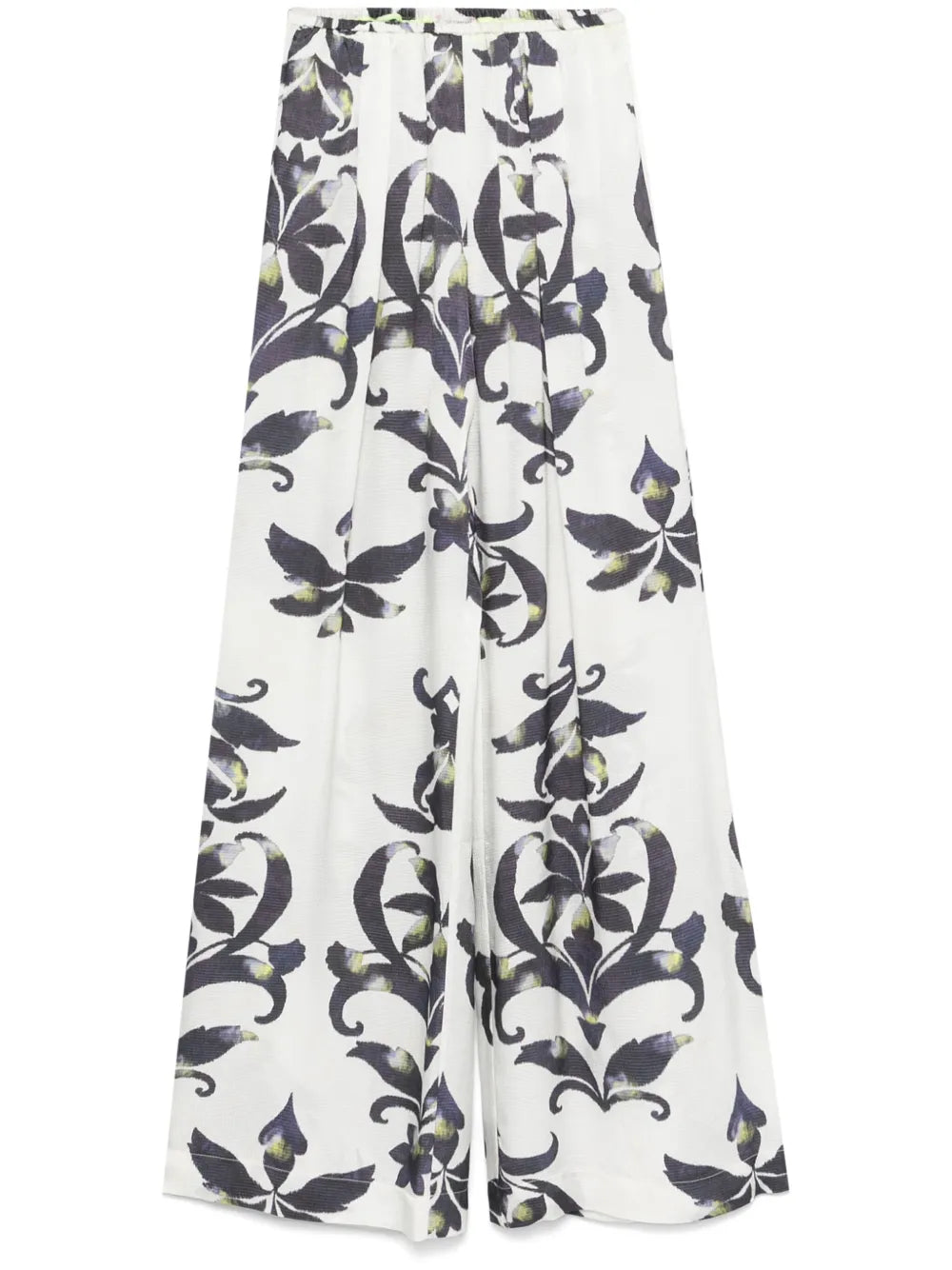 Geometric-Print Trousers