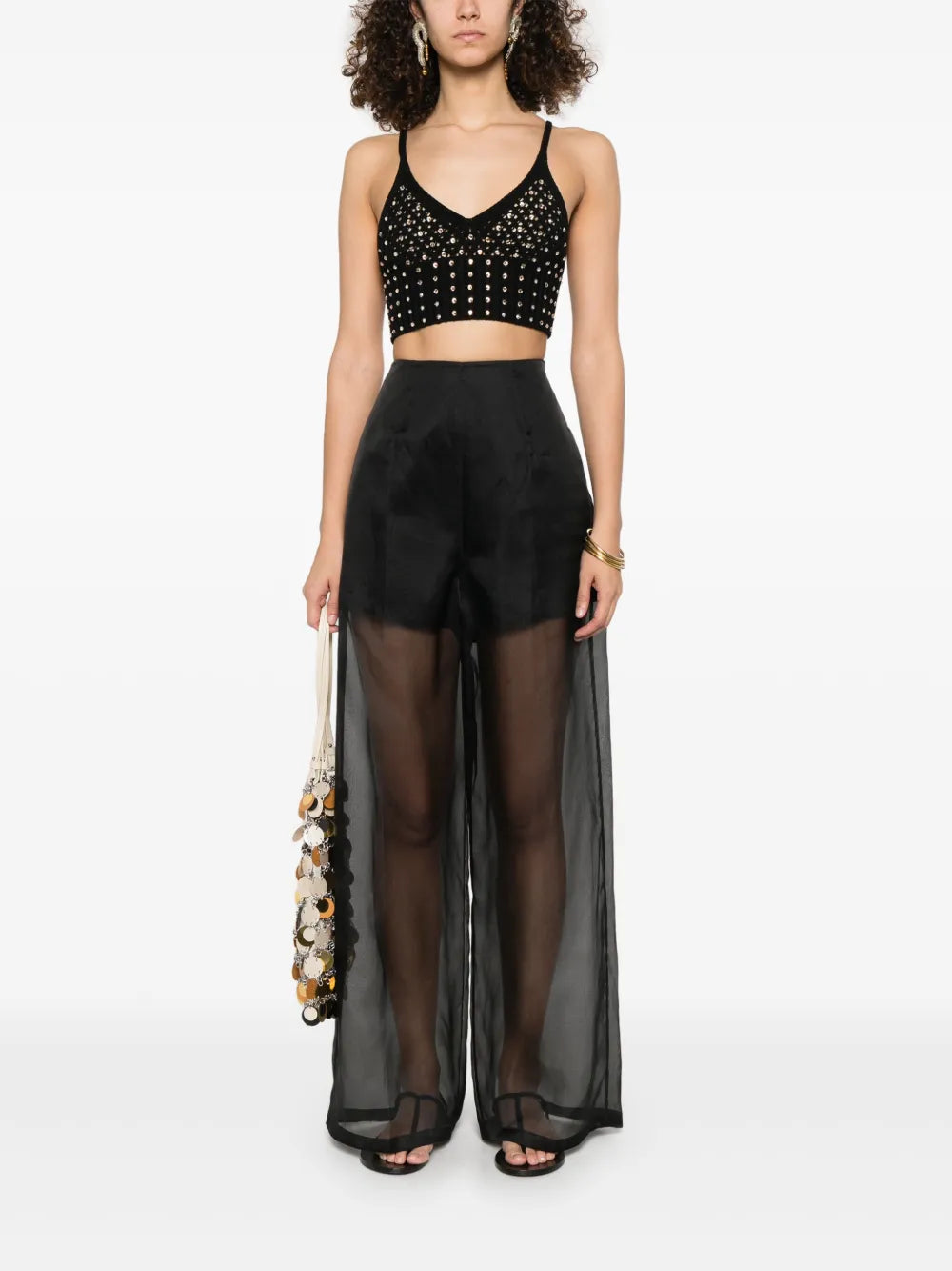Crystal-Embellished Top
