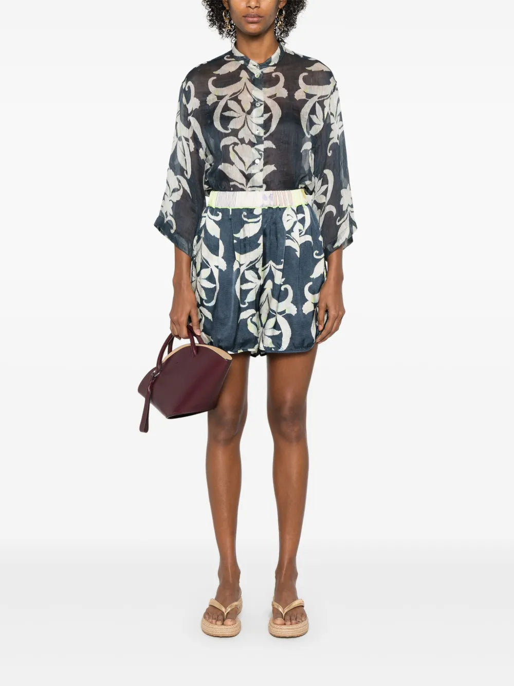 Floral-Print Shirt