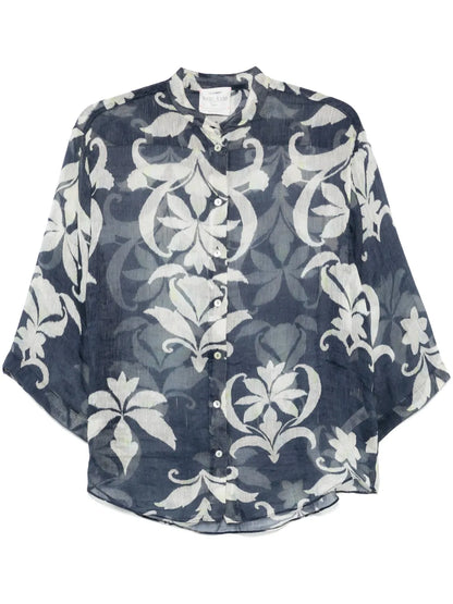 Floral-Print Shirt