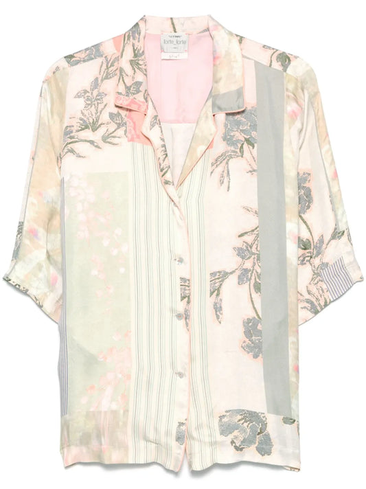 Patchwork-Print Shirt