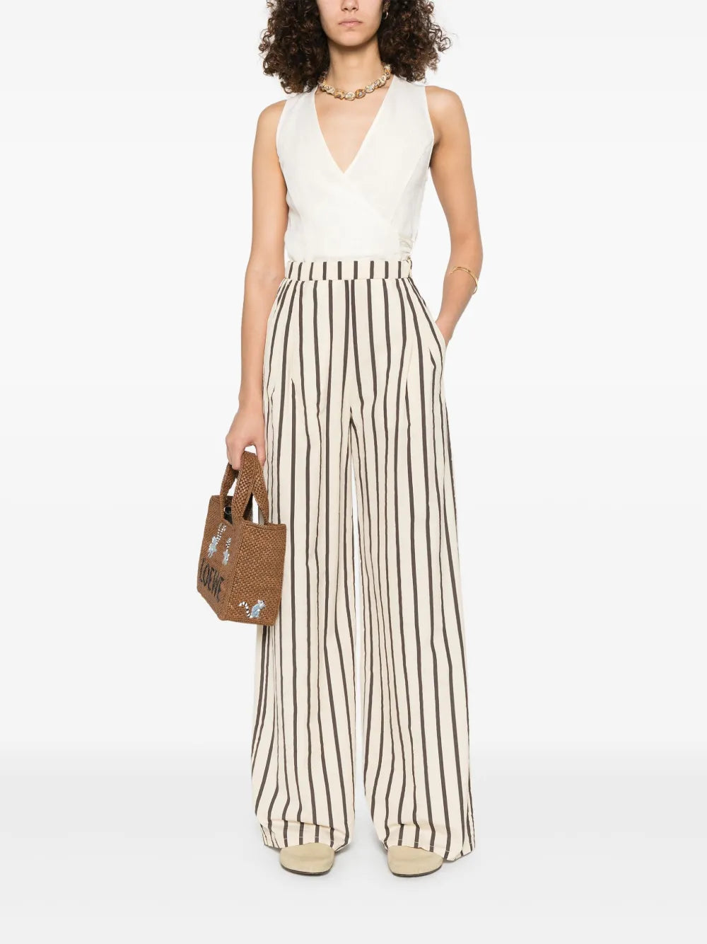 Striped Palazzo Pants