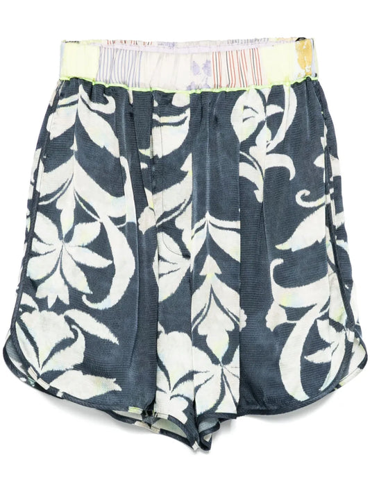 Floral-Print Shorts