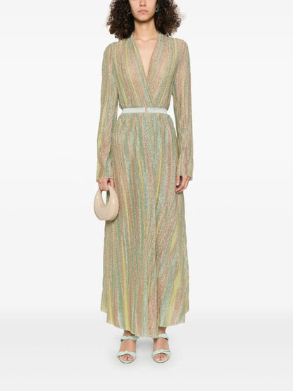 Lurex Midi Dress
