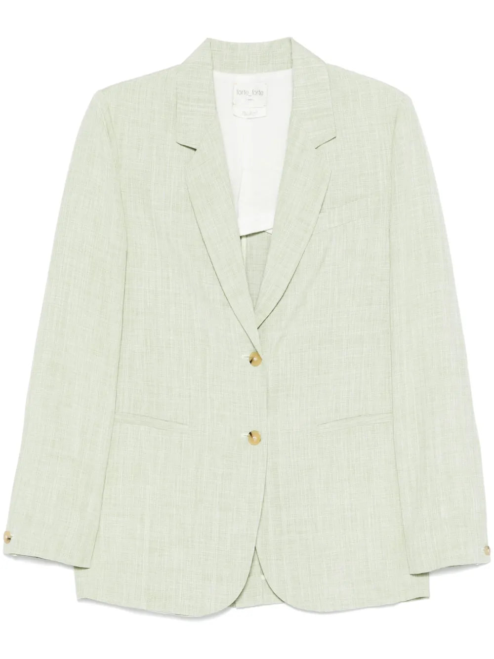 Slub-Texture Blazer