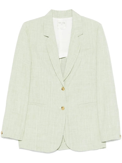 Slub-Texture Blazer