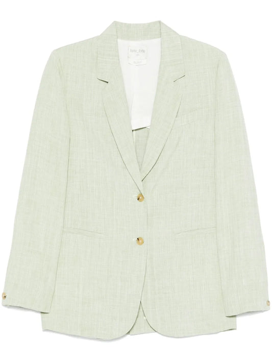 Slub-Texture Blazer