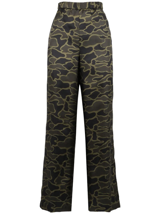 Camouflage-Pattern Trousers