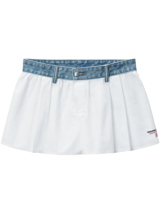 Denim Waist Shorts