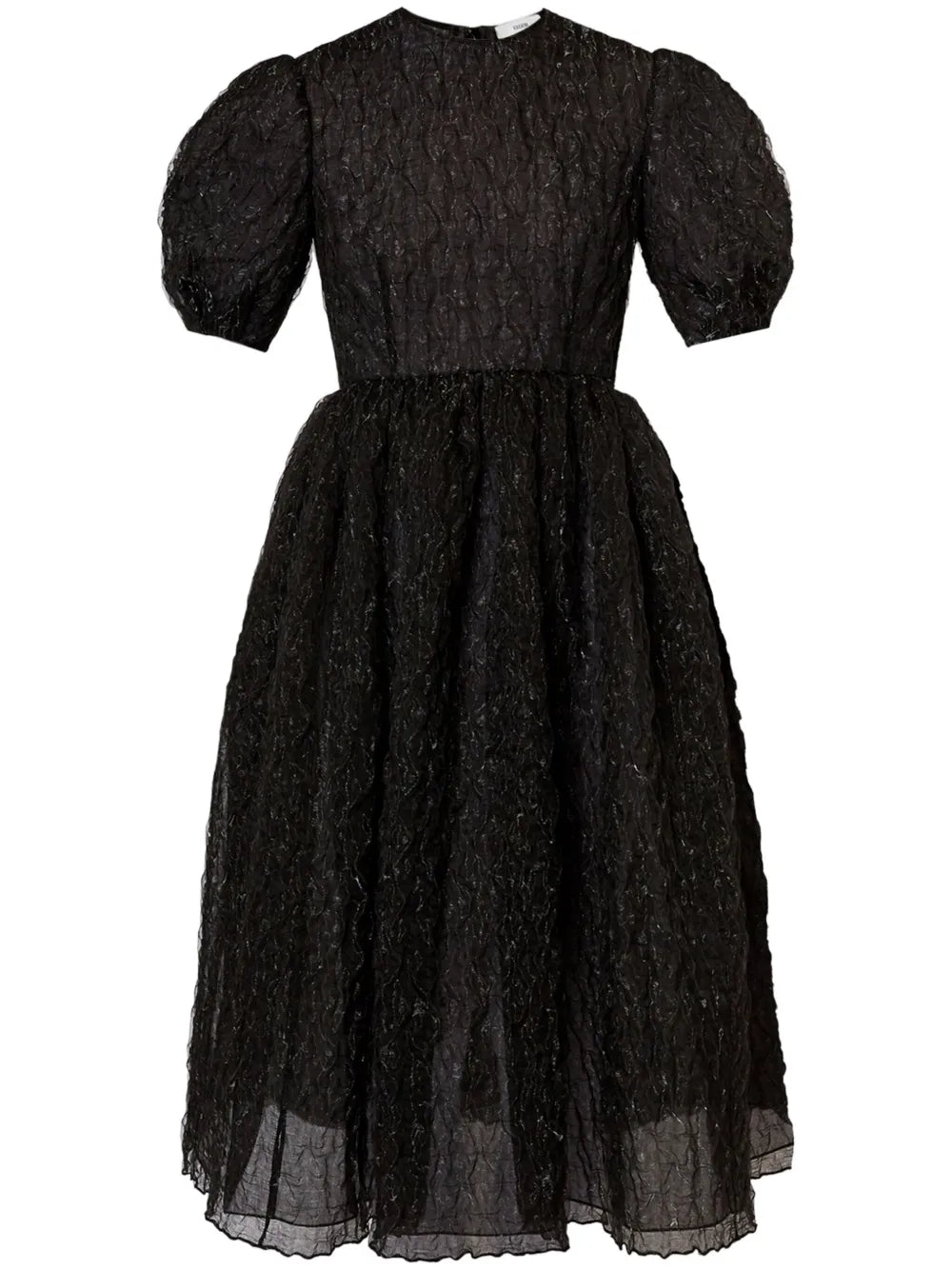 Cocoon-Sleeve Midi Dress