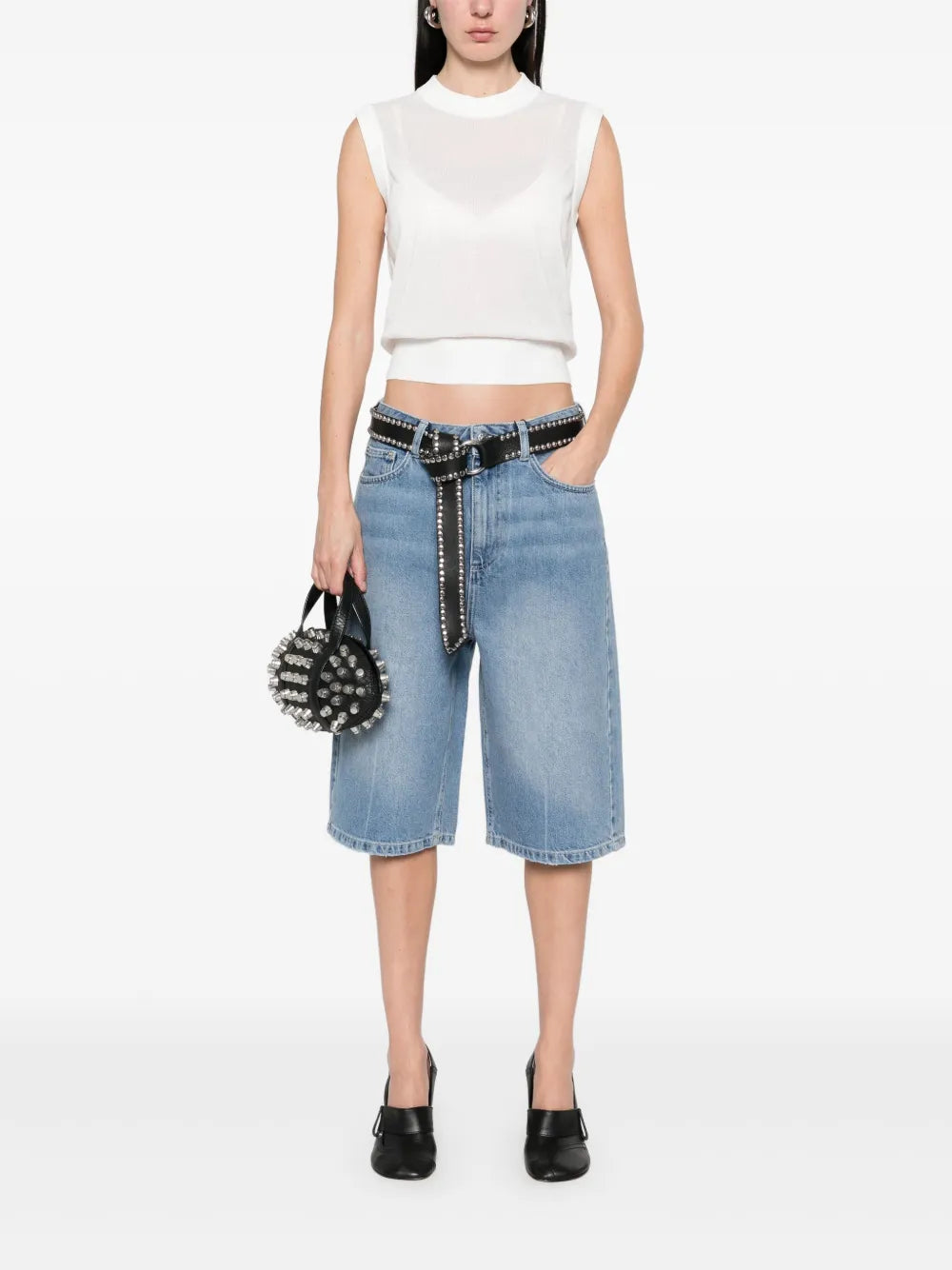 Mock-Neck Tank Top