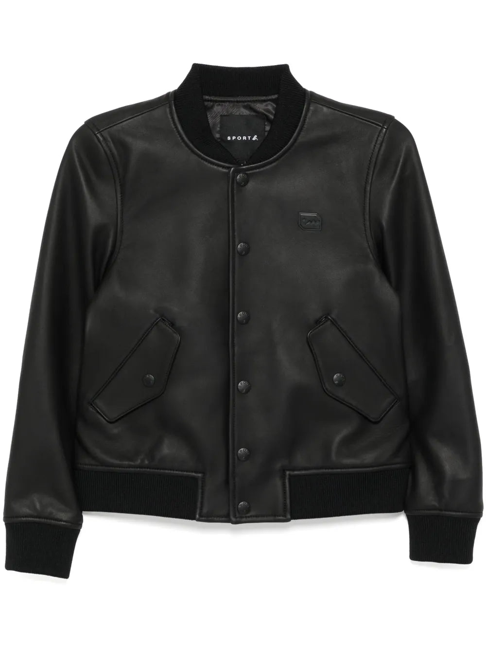 Leather Bomber Jacket