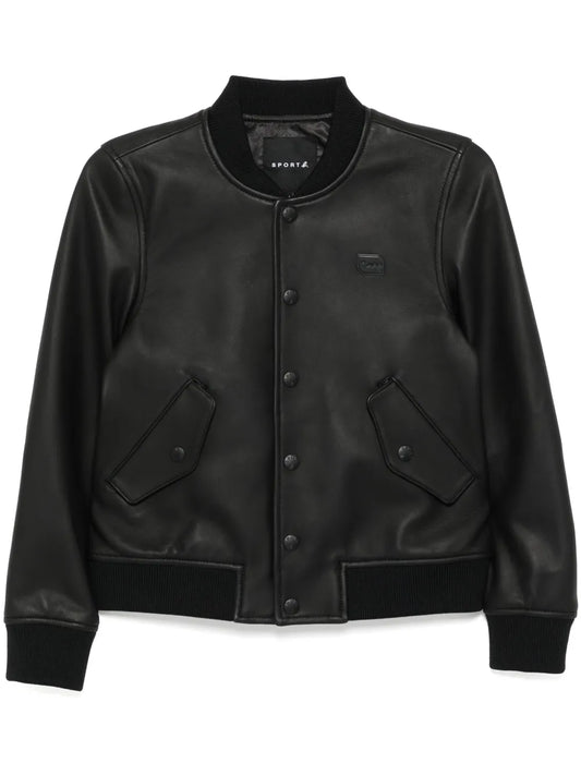 Leather Bomber Jacket