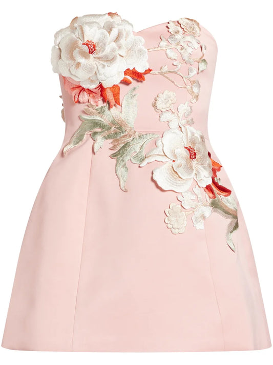 Rosario Appliqué Mini Dress
