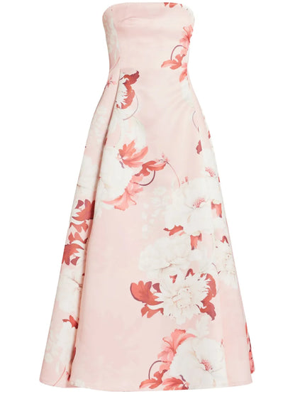 Nora Bustier Maxi Dress