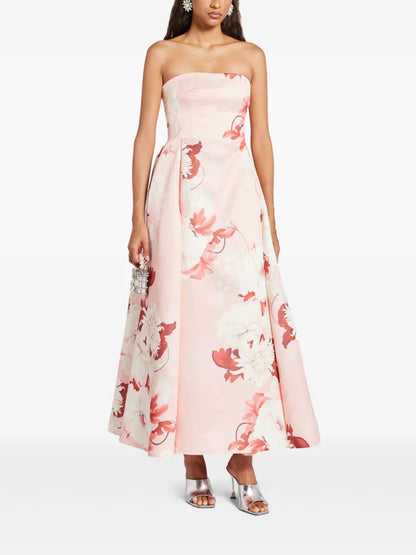 Nora Bustier Maxi Dress