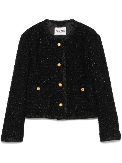 Lamé Bouclé Jacket
