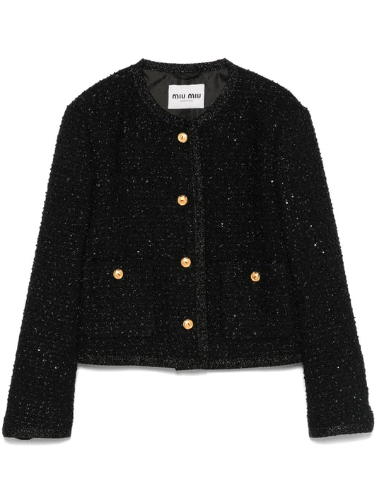 Lamé Bouclé Jacket