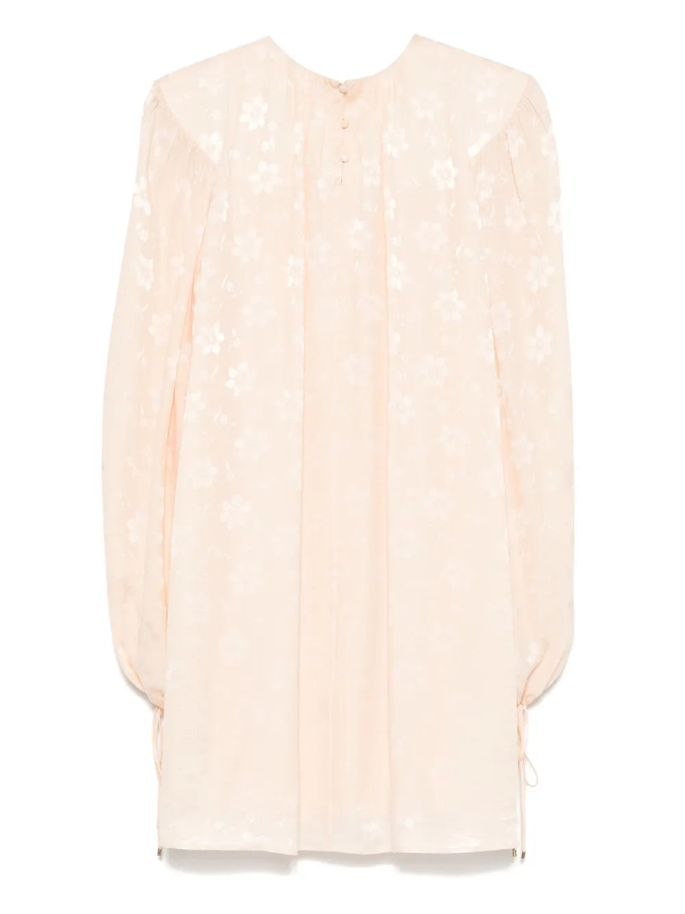 Jacquard Silk Mini Dress