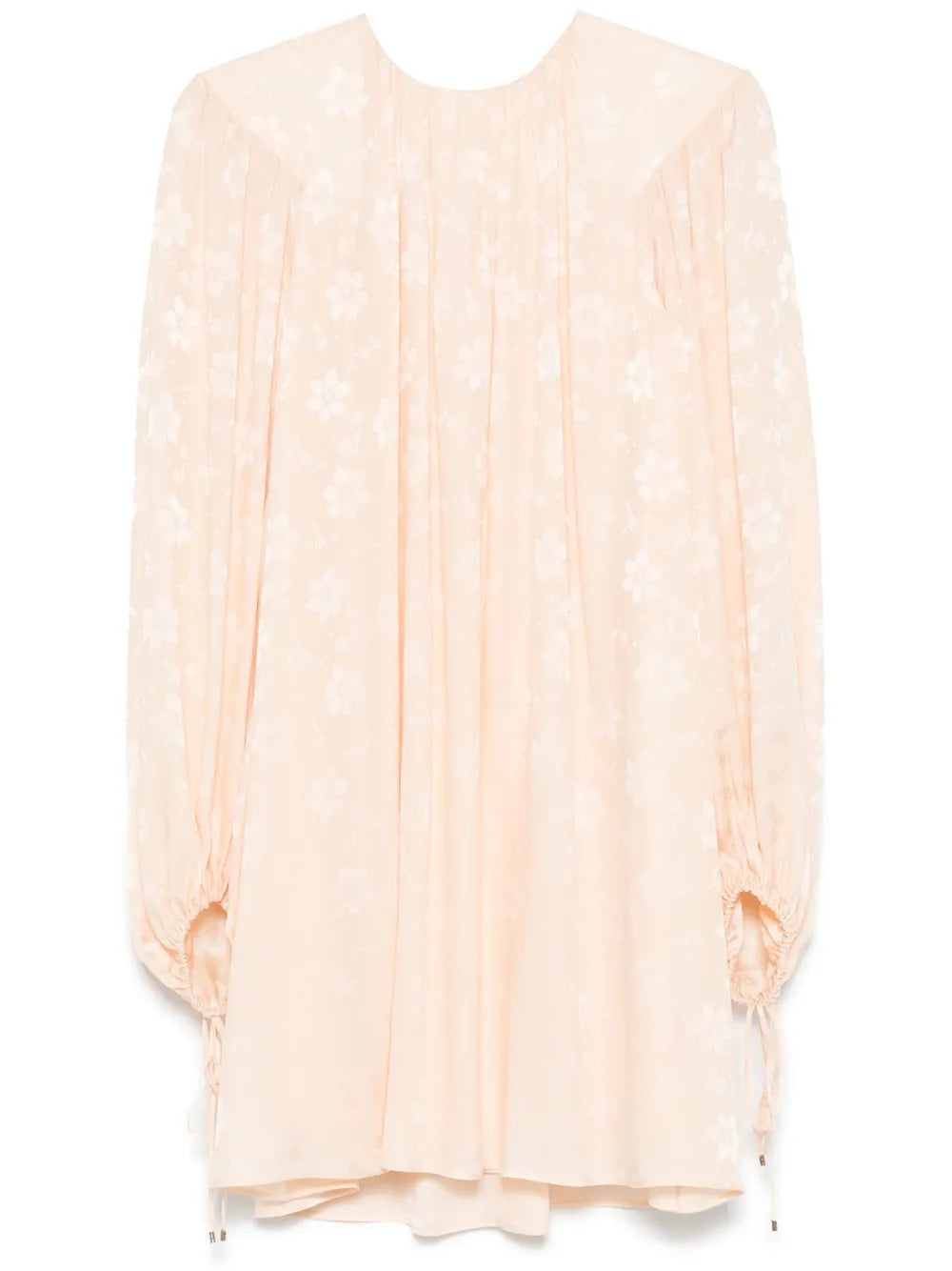 Jacquard Silk Mini Dress