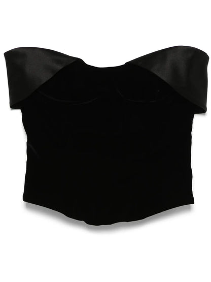 Velvet Corset Top