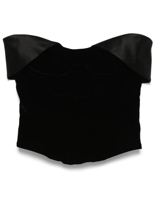 Velvet Corset Top