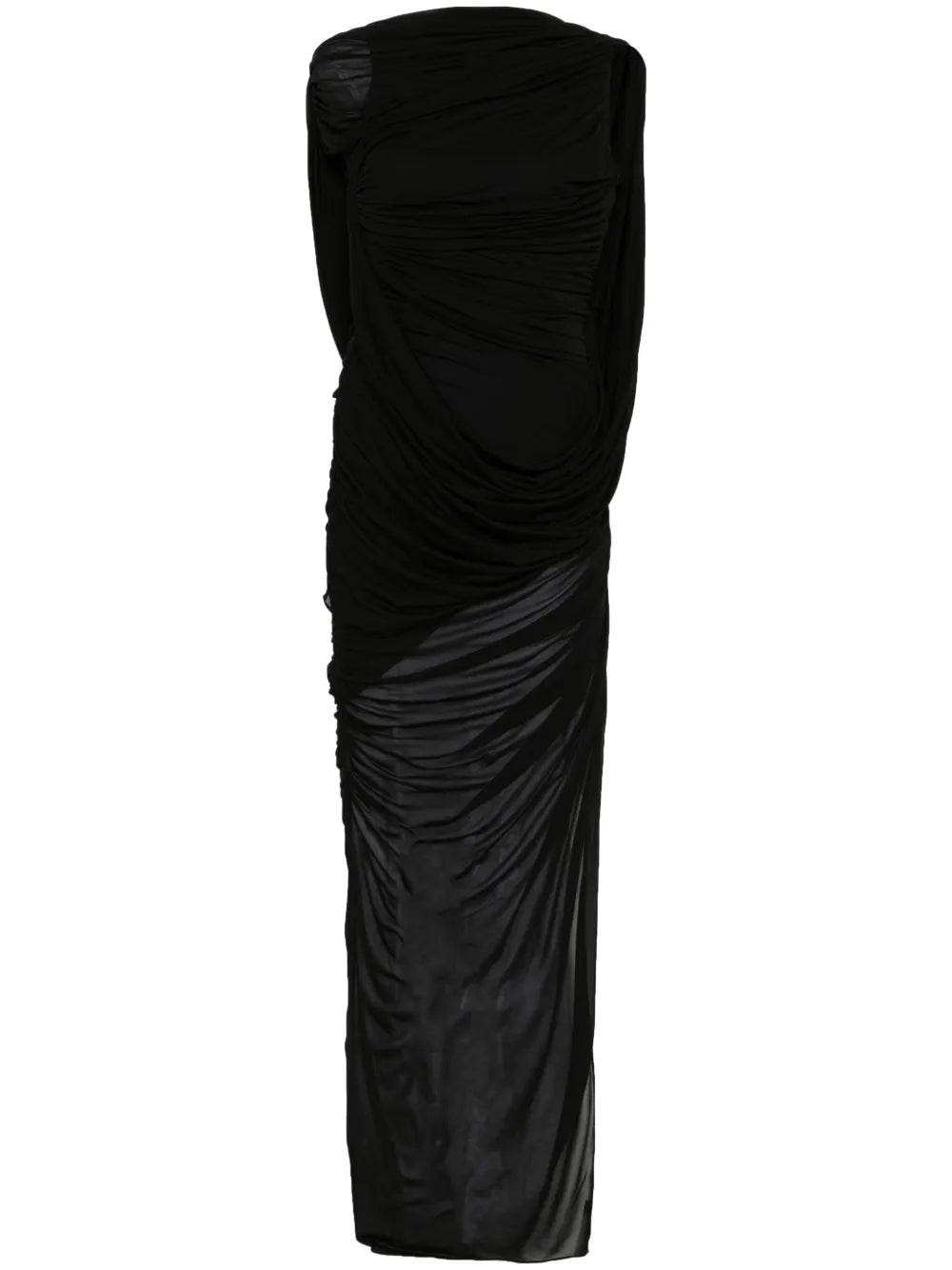 Draped Backless Gown