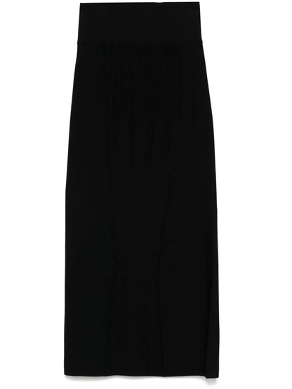 High-Waisted Midi Skirt