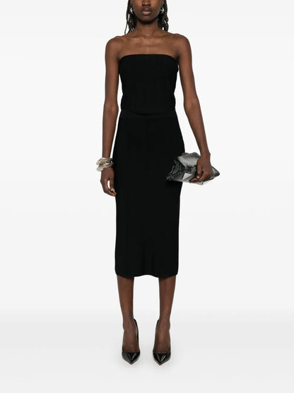 High-Waisted Midi Skirt