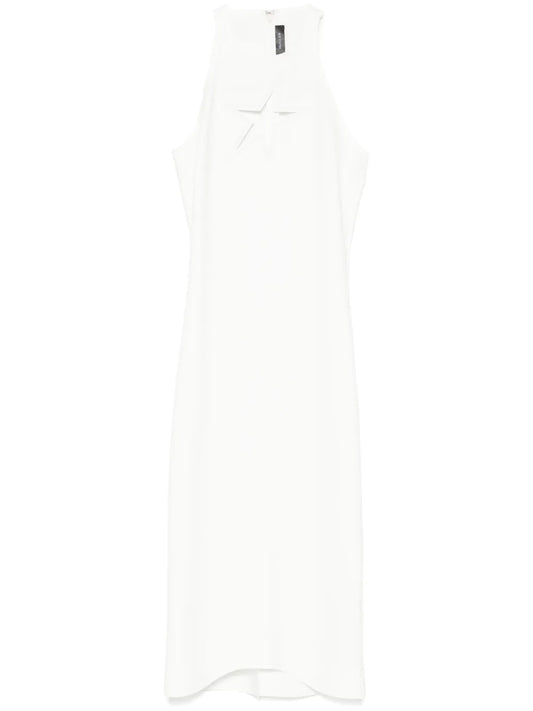 Star-Motif Sleeveless Midi Dress