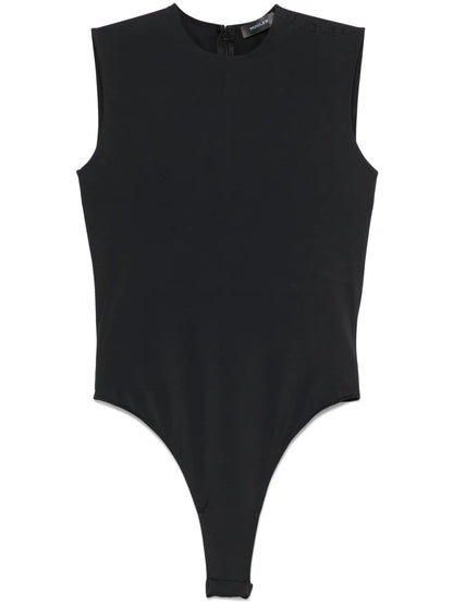Logo-Embossed Sleeveless Bodysuit