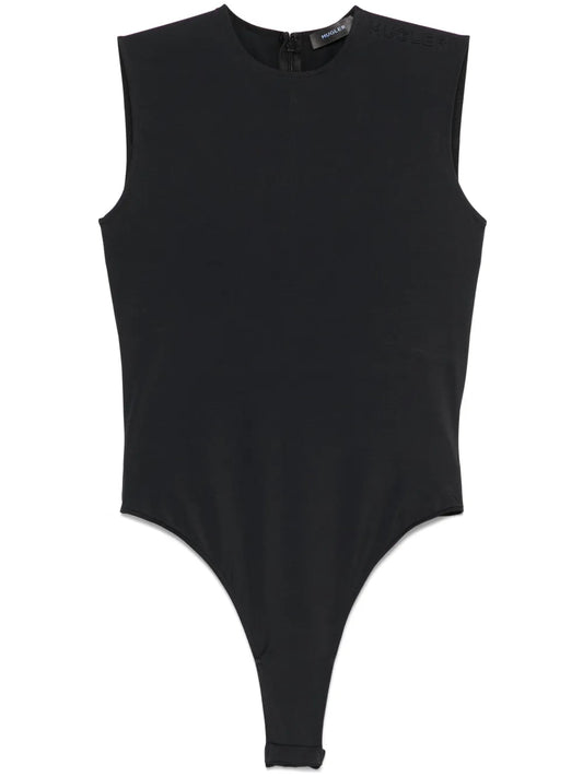 Logo-Embossed Sleeveless Bodysuit