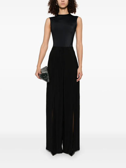 Logo-Embossed Sleeveless Bodysuit